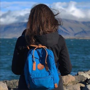 Fjallraven Kanken Laptop Backpack - bright blue